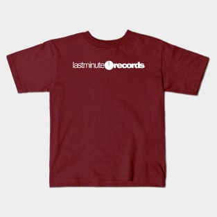 Last Minute Records Logo Version 2 Kids T-Shirt